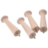 hobbyhub 20PCS Wooden Shaker Peg,Solid Unfinished Wood Shaker Racks for Hanging Coat Hat Bags Towel hobbyhub