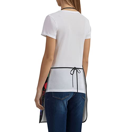 Senheol Colorful Painting Artist Apron, Waterproof Adjustable Aprons with 2 Pockets for Women Men Adults, Gifts for Artists Senheol