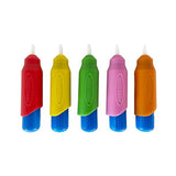 5 Multi-Color Aqua Brushes, Paint with Water Brush Set, Replacement Water Doodle Wow Pens by Kanga Toys for Drawing Books or Magic Mats, for Kids KangaToys