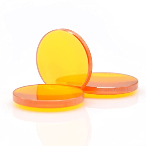 Qding 15mm CO2 Laser Lens,Focus Lens 50.8mm Laser Mirror,ZnSe Laser Focal Lens for CO2 Laser Engraving Cutting Machine Qding