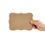 12-Pack MDF Unfinished Wood Plaques, 7.2x5 Inch Mini Boards, Rustic-Style Signs, Natural Signboards for Home Decor and DIY Projects, 6 Designs, 2 of Juvale