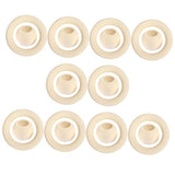 SEWOART 1 Set Beaded Wood Ring Set Unfinished Wood Tapestry Wood Circles Wooden Beads Nativity Craft Wooden Rings for Crafts Natural Beading Kits SEWOART