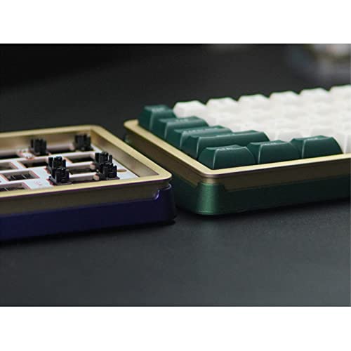 DRAOZA GK61 Custom DIY Gaming Mechanical Keyboard Kit, Aluminum Metal CNC Shell, RGB Hot Swap 3pin/5pin Switch, Programmable Triple Mode Bluetooth - WoodArtSupply