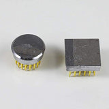 Wazakura 4PCS Mini Ikebana Kenzan Japanese Flower Holder, Made in Japan, Floral Arranging Pin Frog, Round Square - 1"(24mm) Brass Wazakura