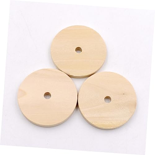 TEHAUX 1 Unfinished Wooden Cutouts Unfinished Wood Discs Unfinished Wood Circle Wood Cutouts for Crafts Circle Wood Chips Circle Wood Cutouts Wooden - WoodArtSupply