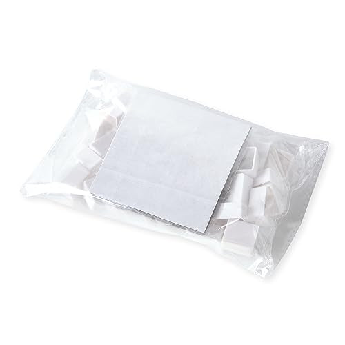 Watercolor Half Pans with Magnetic Stripe - 48Pcs White Plastic Empty Artist Paint Pan Kits for DIY Watercolor Oils or Acrylics Painting Travel Tin qianshan