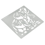 Aleks Melnyk No.478 Metal Stencil, Elephant Mammal Animal, Safari Animal, Small Stencil, 1 PC, Template for Wood Burning, Engraving, Crafting, Aleks Melnyk