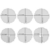 6 Pack Geode Coaster Molds for Resin + ResinWorld Resin Coaster Molds ResinWorld