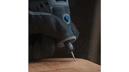 Dremel 107 Rotary Tool Accessory Engraving Bit- Perfect for Wood, Plastic, Linoleum, and Soft Metal Cutter, 1/8" Shank