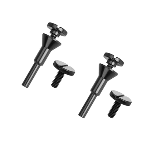 THMMN Cut-Off Wheel Mounting Mandrel for Type 1 Cutting Wheels 3/8" & 1/4" Arbor 1/4" Shank Stem 2 Pack THMMN