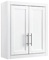 Crosley Furniture Savannah Bathroom Wall Cabinet, White Crosley Furniture
