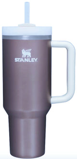 STANLEY Quencher H2.0 FlowState Tumbler 40oz - ROSE QUARTZ GLOW Exclusive, 5.82''x12.3'' STANLEY