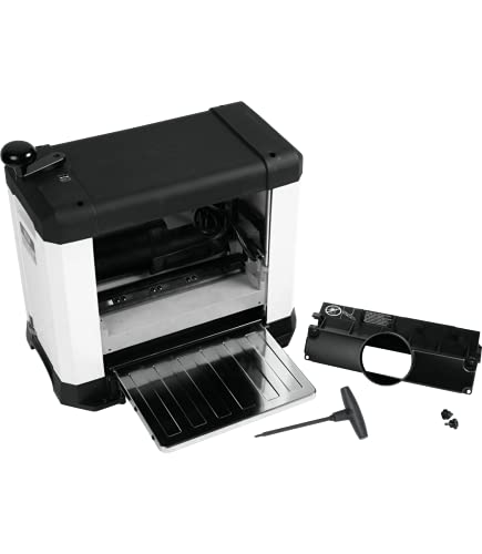 JET 13-Inch Benchtop Planer, Helical Style, 18/26 FPM, 1Ph 120V (JWP-13BT) Jet