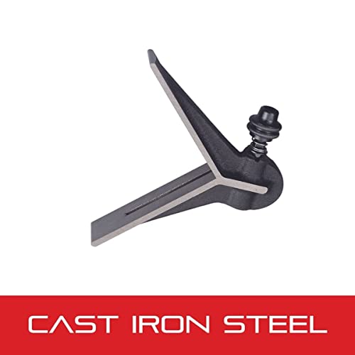 Starrett Center Head for 12"/300mm and Larger Combination Squares, Combination Sets and Bevel Protractors - Black Wrinkle-Finished, Cast Iron Steel Starrett