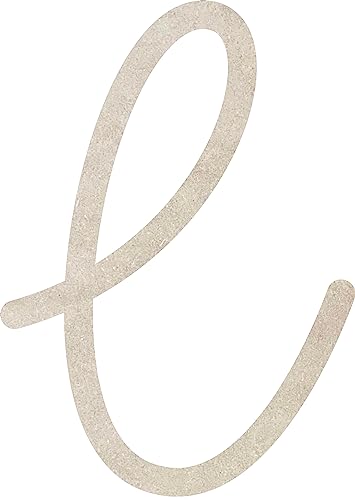 Wooden Alphabet Small 5 Inch L Wooden Letters, Baleno Handi Wood Craft Letters, Nursery Decor MDF Cutout Wood Craft Letter NEXTCraft