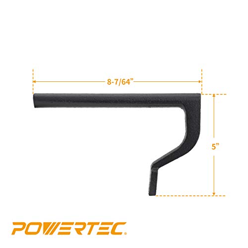 POWERTEC 71528 8 inch Workbench Holdfast Woodworking Bench Dog Hole Clamps, Hold Down Clamps for 3/4" bench dog hole, 2 pack POWERTEC