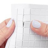 Juvale 12 Pack Small White Adhesive Foam Squares 3D Effect for DIY Crafts, Decoration, Greeting Cards, Scrapbooking, Dual-Adhesive Mounts, Backing Juvale