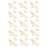 Vaguelly 15pcs Blank Wood Aircraft Toys DIY Wooden Plane Wooden Airplane Puzzle DIY Blank Wooden Airplane Unfinished Wood Airplanes Unpainted Wood Vaguelly