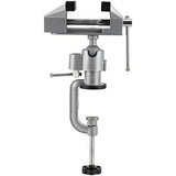 ZEONHAK 2 PCS 3 Inches Bench Vise, Tilts Rotate 360° Universal Work, Universal Table Vise, Aluminum Table Vise for Welding, Woodworking, Jewelry ZEONHAK