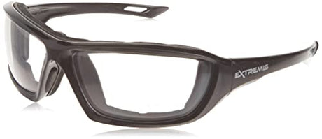 Radians XT1-11 Extremis Full Black Frame Safety Glasses with Clear Anti-Fog Lens Radians