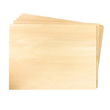5 Pack Unfinished Basswood Sheet 12x16x3/16 Inch Thick Plywood Board Wooden Rectangle Panels for Lasercuting Burning DIY Crafts Cregugua