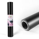 UCEC Black Removable Vinyl for Cricut Maker 3 Cricut Explore 3, Matless Cutting 13'' × 15 ft Matte Black Adhesive Vinyl Roll for Stickers Decals DIY UCEC