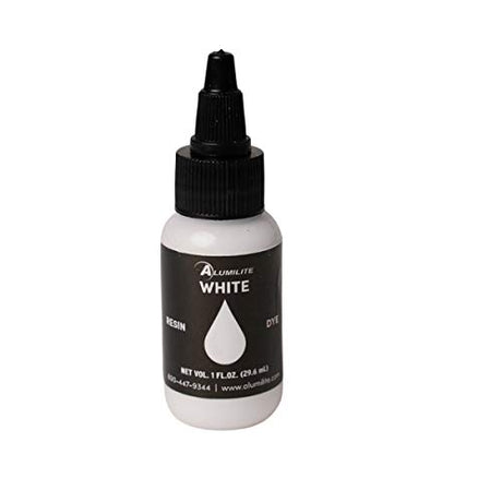 Alumilite Colorant Single Color Liquid Pigment Dye White Alumilite