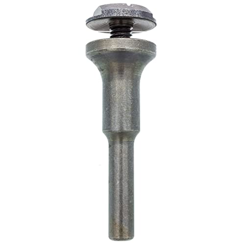 TJR© Mounting Mandrel for Cut-Off Wheels - Versatile 3/8-inch Arbor Hole and ¼-inch Stem with Dual Locking Options with Screwdriver and Wrench - Die TJR