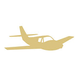 Airplane Cutout Unfinished Wood Kids Room Flight School Door Hanger MDF Shape Canvas Style 2 Diverse Woodworking