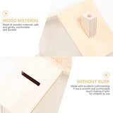MAGICLULU 3pcs Unfinished Wooden House Piggy Bank Blank Wooden Piggy Bank DIY Blank House Piggy Bank for Kid Craft Home Decor MAGICLULU