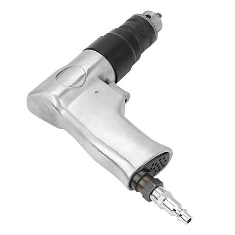 Air Drill 3/8,3/8Pneumatic Drill, 1700rpm 10mm High-speed CW/CCW Reversible Air Drill Pneumatic Drilling Tool for Furniture, Hardware, Machinery Semme