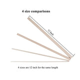 iUoczi 12 Pack Square Wood Dowel Rods 1/2x1/2x12 Inch Balsa Wood Sticks Natural Wood Color Unfinished Wood for Cricut Maker Make Models of House iUoczi