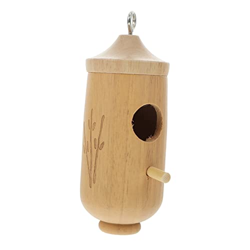 SUPVOX Hummingbird House Small Unfinished Birdhouses Bird Breeder Honeycomb Hut Wood Bird House Outdoor Bird Aviary Decorative Bird Houses Outdoor SUPVOX