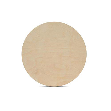 Wood Circles 8 inch, 1/2 inch Thick Cutouts, Pack of 3 Birch Unfinished Wood Circle Plaques for Crafts, by Woodpeckers Woodpeckers
