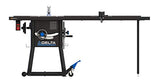 Delta 36-5052T2 Contractor Table Saw with 52" Rip Capacity and Steel Extension Wings Delta