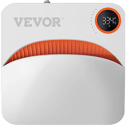 VEVOR Heat Press Machine,9x9inches Portable Shirt Printing Multifunctional Sublimation Transfer Heat Press Machine Teflon Coated, Easy Iron-on Press