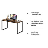 SHW Home Office 40-Inch Computer Desk, Walnut SHW