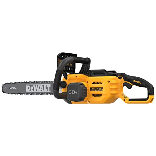DEWALT (DCCS677B) 60V FLEXVOLT 20" Brushless Chainsaw-Bare Tool, Yellow DEWALT