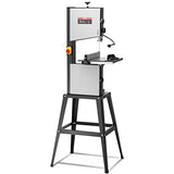 VEVOR Band Saw with Stand, 10-Inch, 560 & 1100 RPM Two-Speed Benchtop Bandsaw, 370W 1/2HP Motor with Metal Stand Optimized Work Light Workbench Fence VEVOR