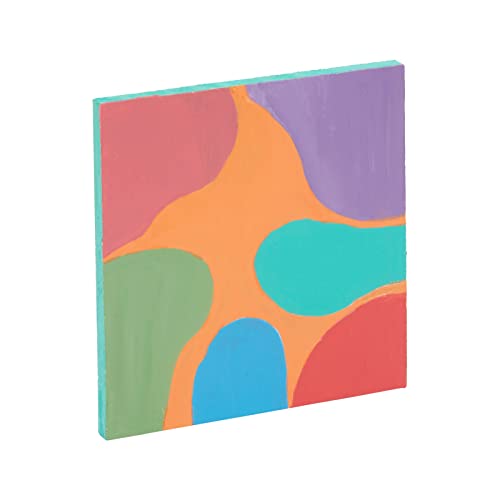 15 Pack Unfinished 4x4 Wood Squares for Crafts, Blank Wooden Tiles for Burning, Engraving, DIY Coasters Bright Creations