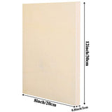 ADXCO 8 Pack Wood Panels 12 x 8 inch Wooden Canvas Board Unfinished Wooden Panel Boards for Painting, Arts, Pouring Use with Oils, Acrylics ADXCO