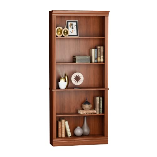 VICTONE Cherry 5-Shelf Wooden Bookcase for Stylish Home Storage VICTONE
