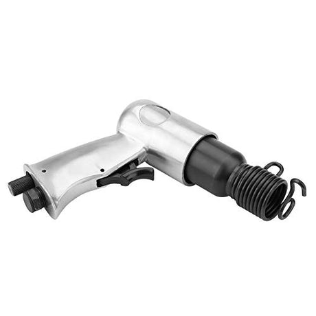 Air Chisel,Air Hammer, 150mm Industrial Handle Straight Straight Type Pneumatic Hammer Tool with Chisel Punch Bits Tools Kit for General Cutting, Semme