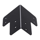 vikofan 8pcs Workbench Brackets Kit with Screws 4x4 4mmThickness Heavy Duty Corner Brackets Perfect for DIY Workbench Projects vikofan