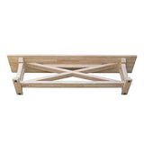 IC International Concepts Alexa, Unfinished Bench IC International Concepts