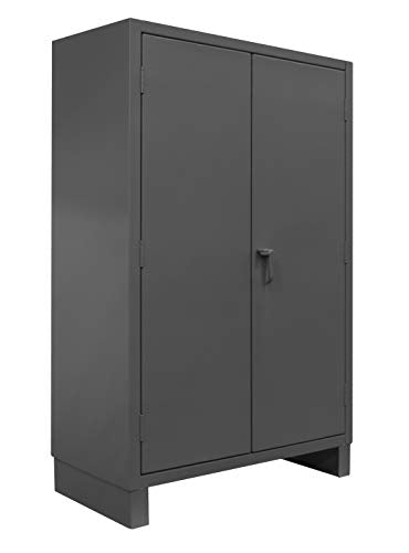 Durham Extra Heavy Duty Welded 12 Gauge Steel Lockable Storage Cabinet, HDC-244878-4S95, 1200 lbs Shelf Capacity, 24" Length x 48" Width x 78" Durham