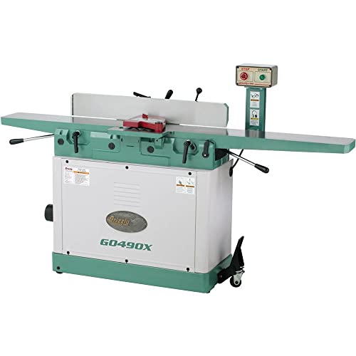 Grizzly Industrial G0490X - 8" x 76" Jointer with Parallelogram Beds and Spiral Cutterhead Grizzly