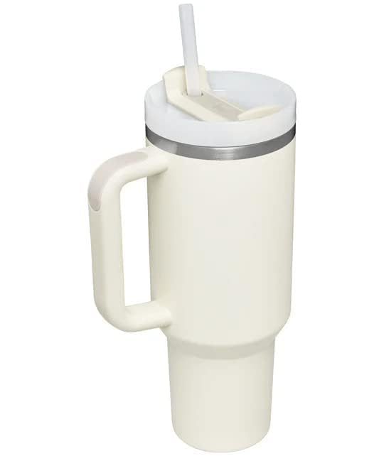 Stanley Quencher H2.0 FlowState Tumbler 40oz (Cream) - WoodArtSupply