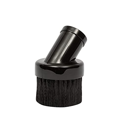 Shop-Vac 9061500 Round Brush Nozzle, Plastic Construction, Black in Color, 1-1/4 Inch Diameter Sleeve, (1-Pack) Shop-Vac