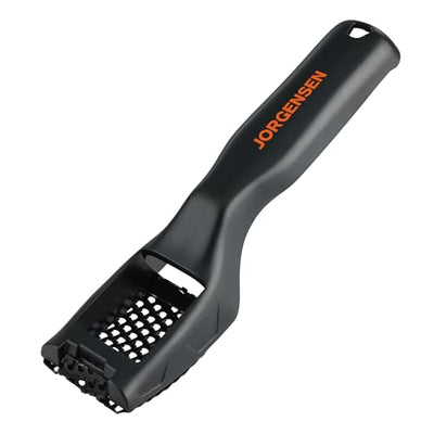 JORGENSEN Mini Wood Plane, Professional Surform Shaver Tool, 65MN Sharp Blade, Black ABS Plastic, Wood Shaver Tool for Woodworking - Suitable for